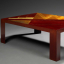 Gaston SUISSE (1896-1988) - Table basse en laque de Chine cuir, vers 1926.